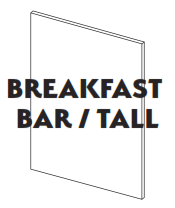 2400X900 B/Bar Panel – Senza Matt Cashmere Stone