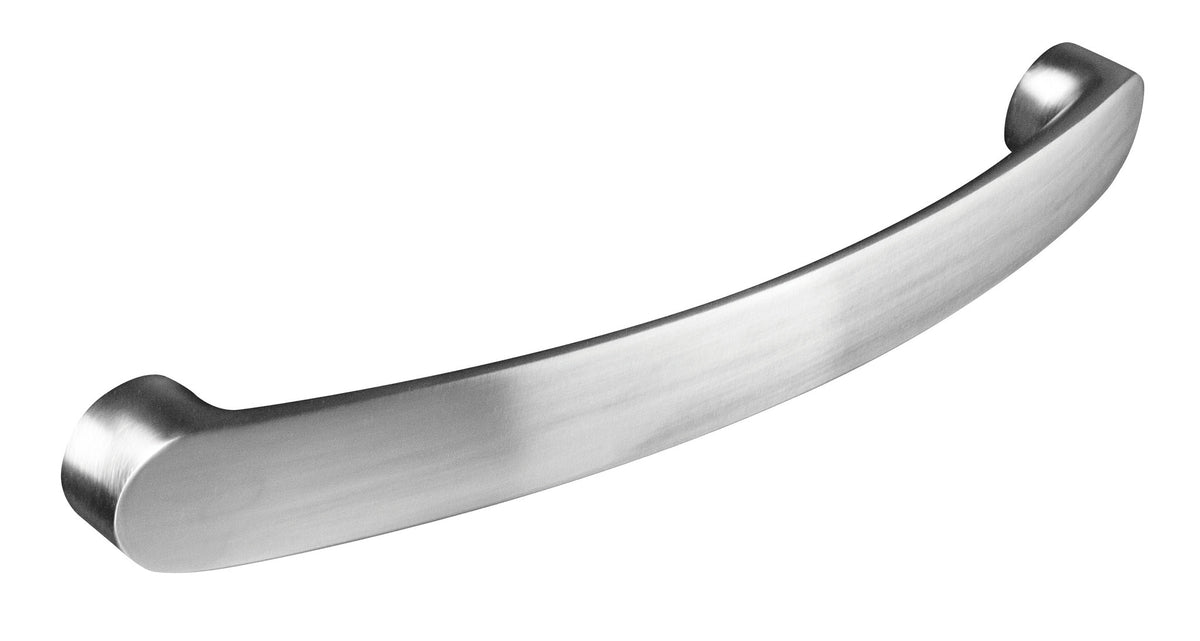 ROUND END BAR BRUSHED STEEL HANDLE