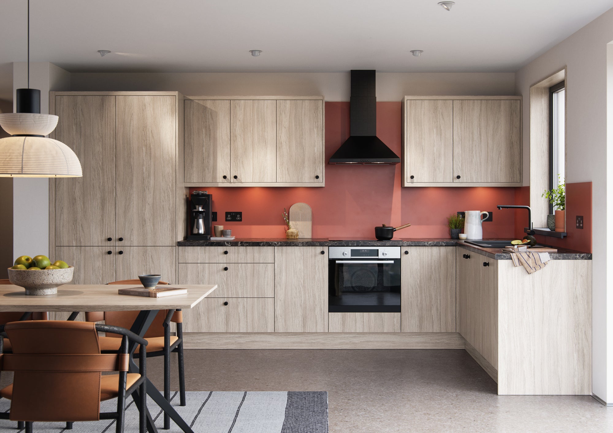 450 X 596mm Door – Piatto Woodgrain Oyster Oak