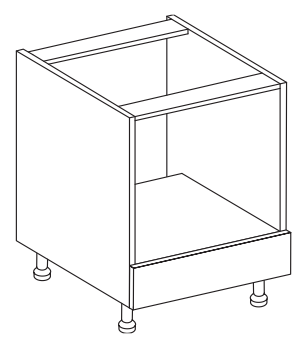 Under Oven Housing Base Unit – Senza Gloss Cashmere Stone