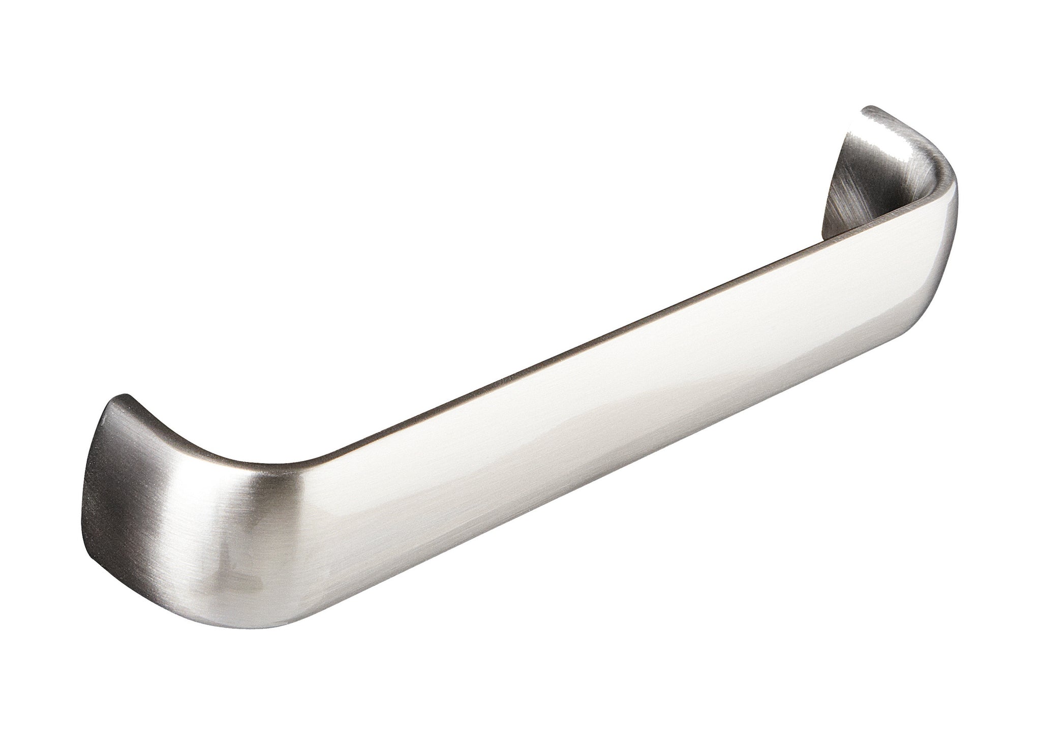 WIDE D 256MM BRUSHED STEEL HANDLE