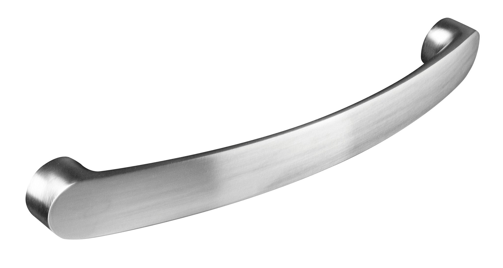 ROUND END BAR BRUSHED STEEL HANDLE