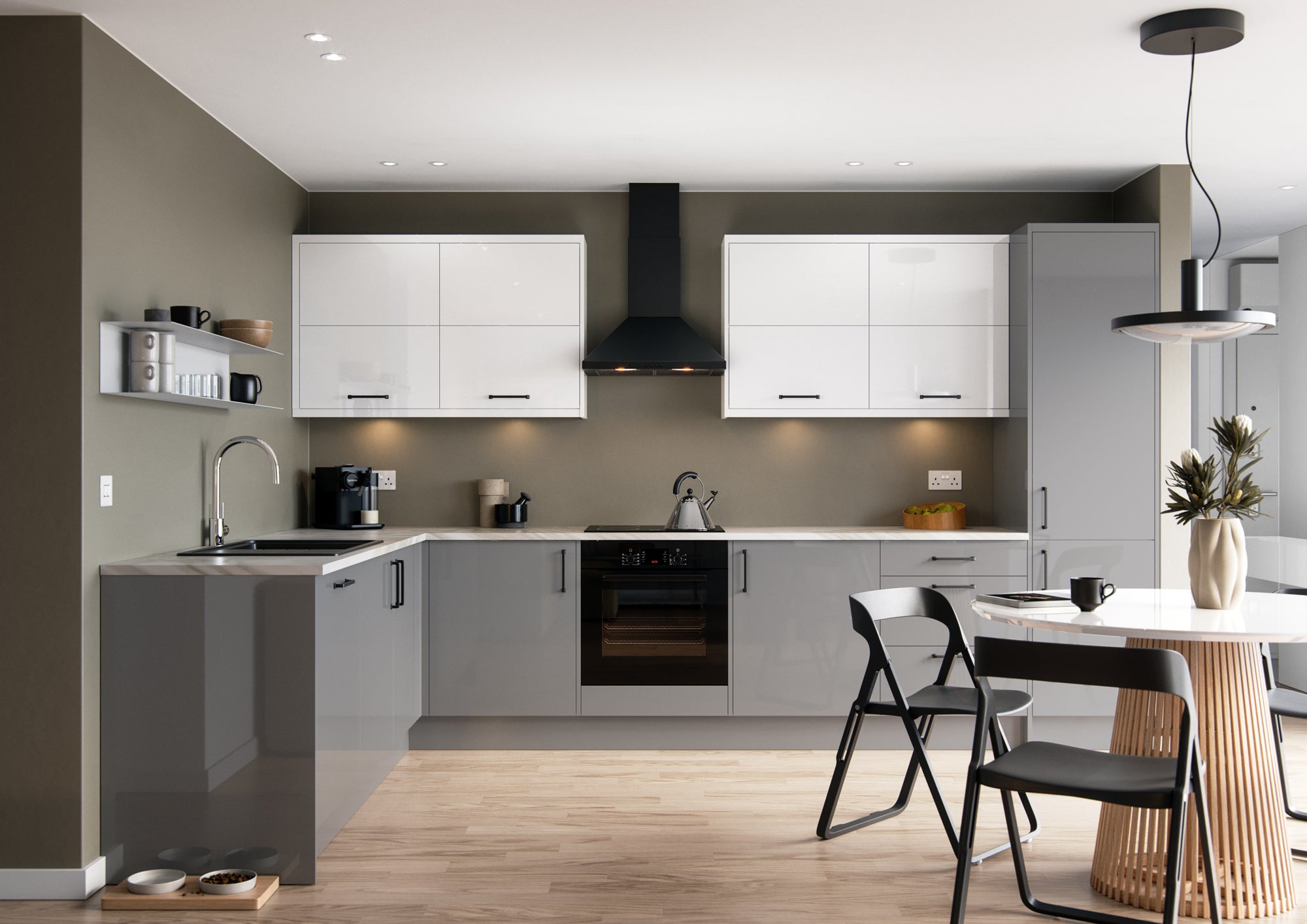 Appliance Door 715 X 596 – Piatto Gloss Dove Grey