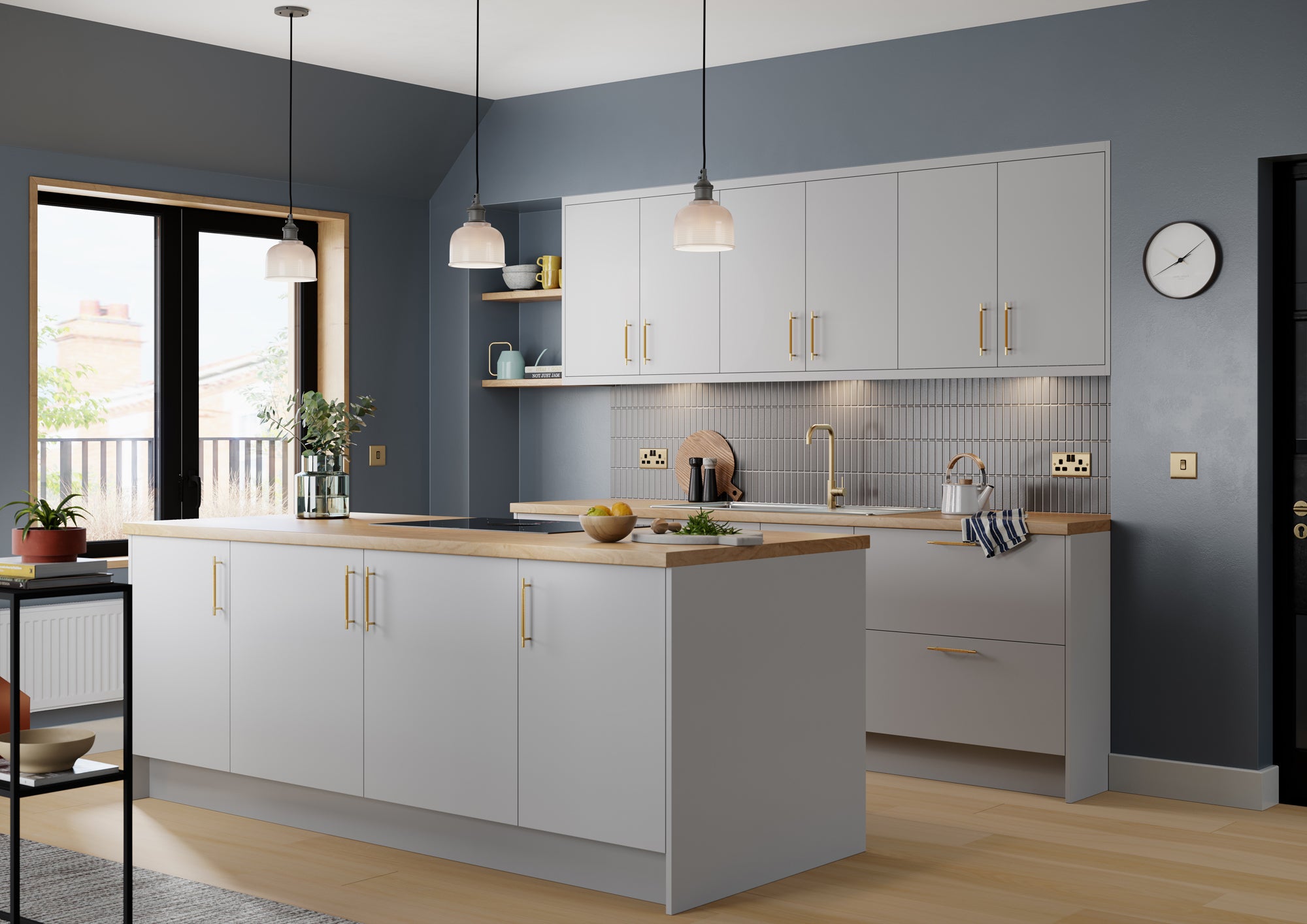 Appliance Door 490 X 596 – Piatto Matt Dove Grey