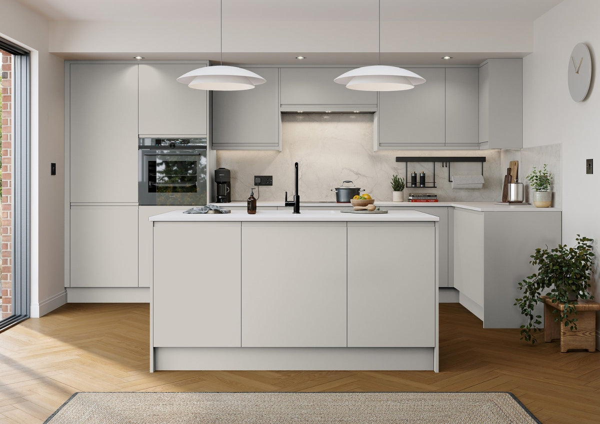 2400X900 B/Bar Panel – Senza Matt Dove Grey