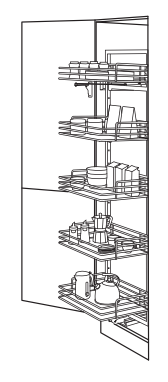 DYNAMIC TALL LARDER 400MM – Accessories Wirework